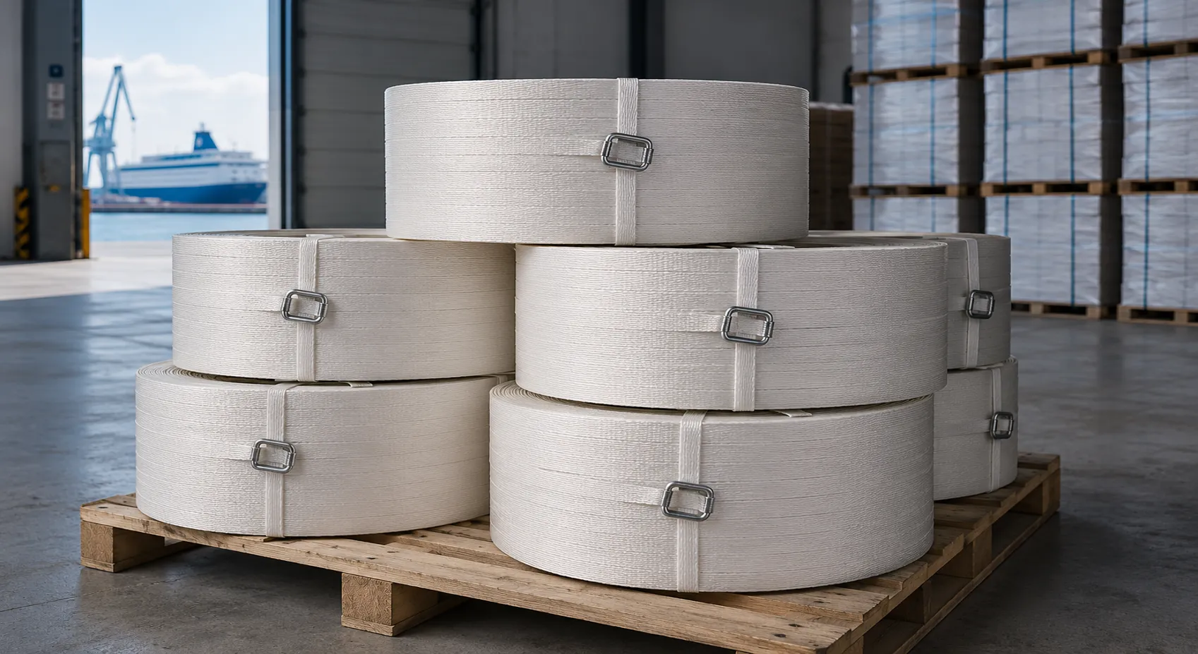Composite Cord Strap Exporter Estonia — Greenstrix Industrial Packaging
